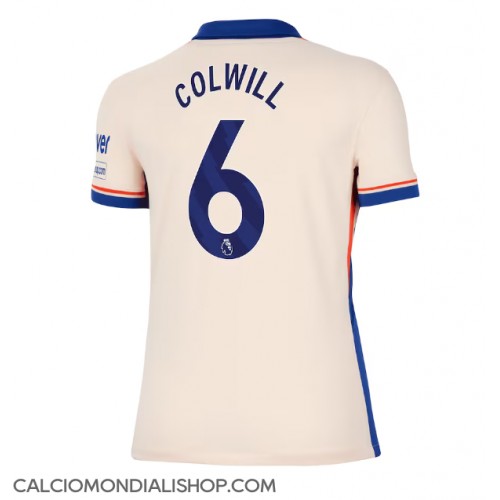 Maglie da calcio Chelsea Levi Colwill #6 Seconda Maglia Femminile 2024-25 Manica Corta